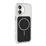 Apple iPhone 17 Kılıf Metal Buton Tasarımlı Zore İkonik Sert Silikon Kapak Gri