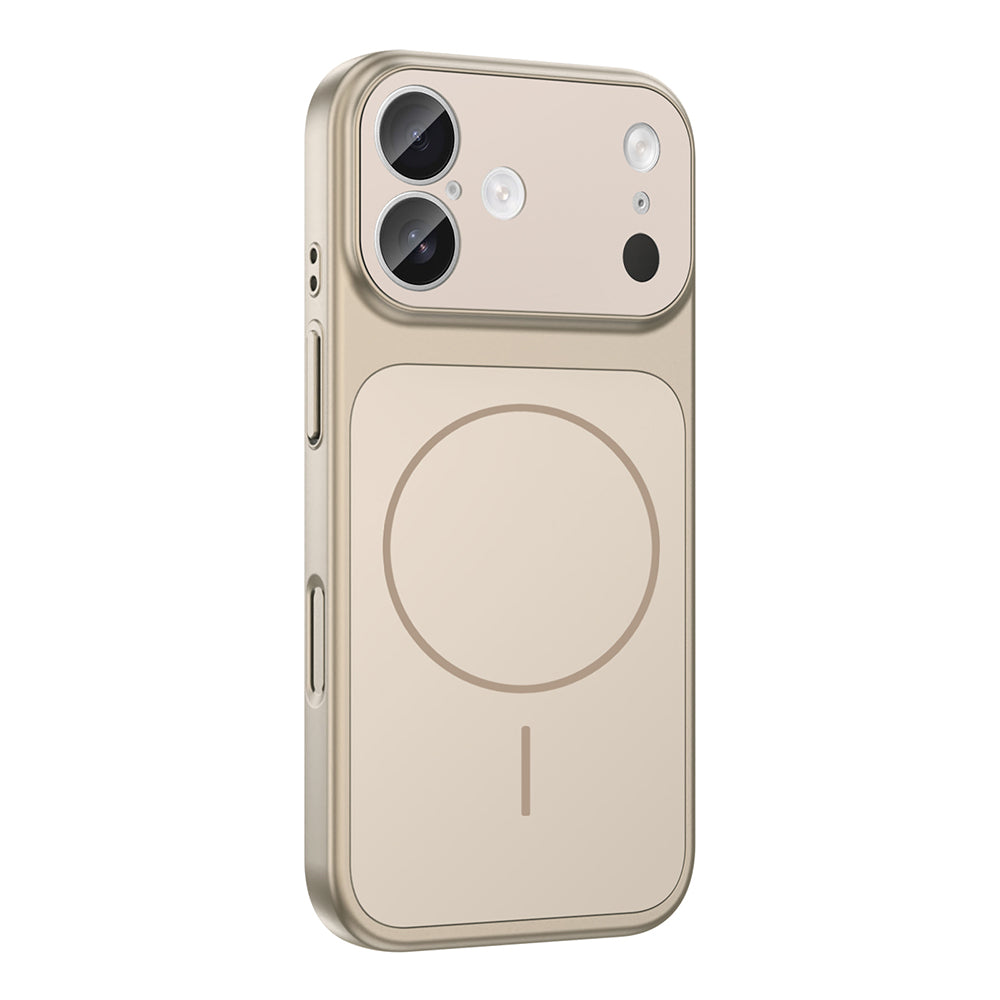 Apple iPhone 17 Kılıf Zore M-Safe Şarj Özellikli Kamera Korumalı Formen Kapak Gri