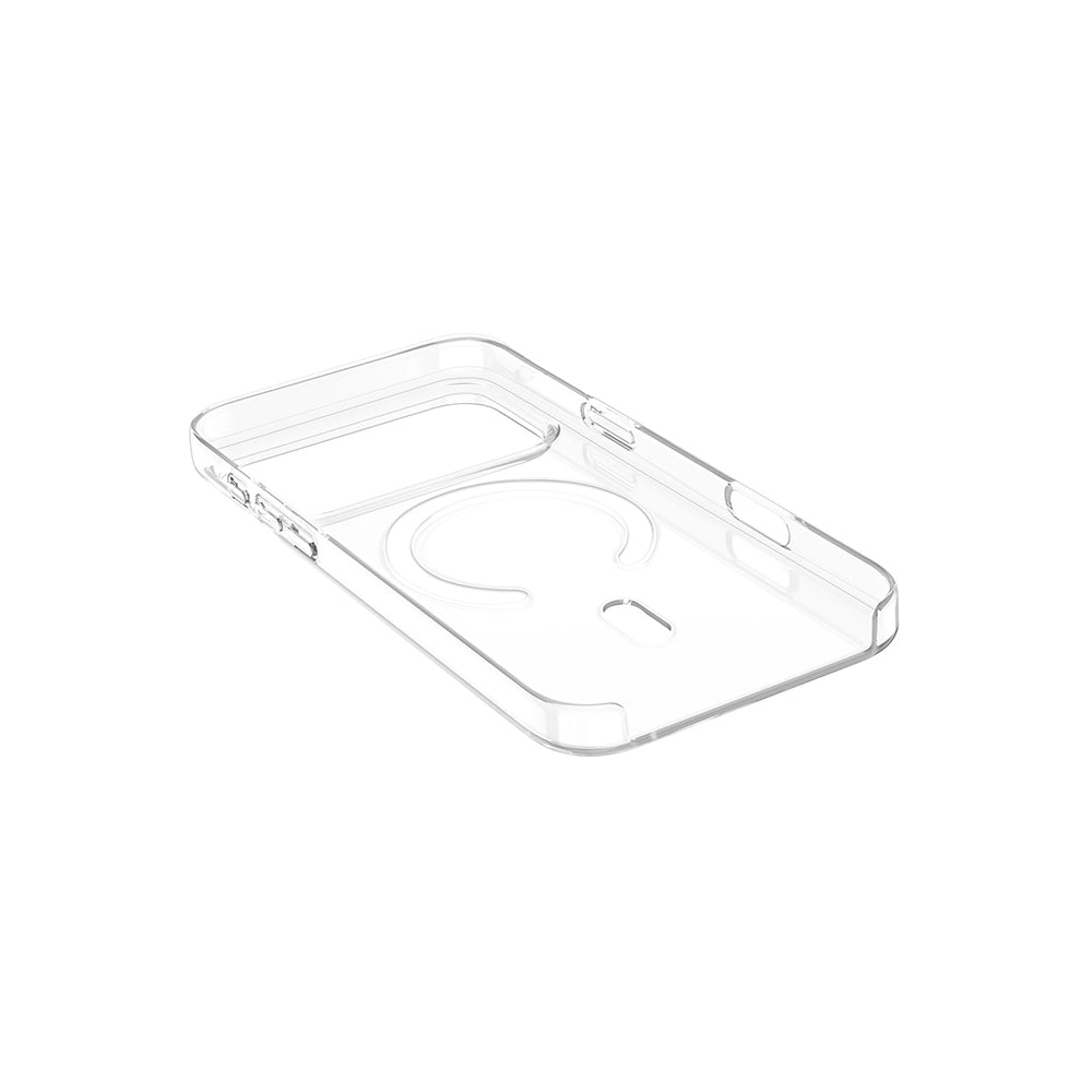 Apple iPhone 17 Pro Kılıf IC Çipli Zore Wireless Şarj Özellikli Şeffaf Orjin Kapak Şeffaf
