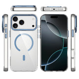 Apple iPhone 17 Pro Kılıf M-safe Şarj Özellikli Airbagli Kamera Standlı Azor Kapak Gold