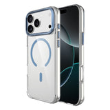 Apple iPhone 17 Pro Kılıf M-safe Şarj Özellikli Airbagli Kamera Standlı Azor Kapak Koyu Gri