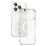Apple iPhone 17 Pro Kılıf M-safe Şarj Özellikli Kamera Korumalı Zore Kripto Kapak Şeffaf