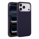 Apple iPhone 17 Pro Kılıf M-Safe Şarj Özellikli Kumaş Tasarımlı Zore Miami Sert PC Kapak Derin Mor