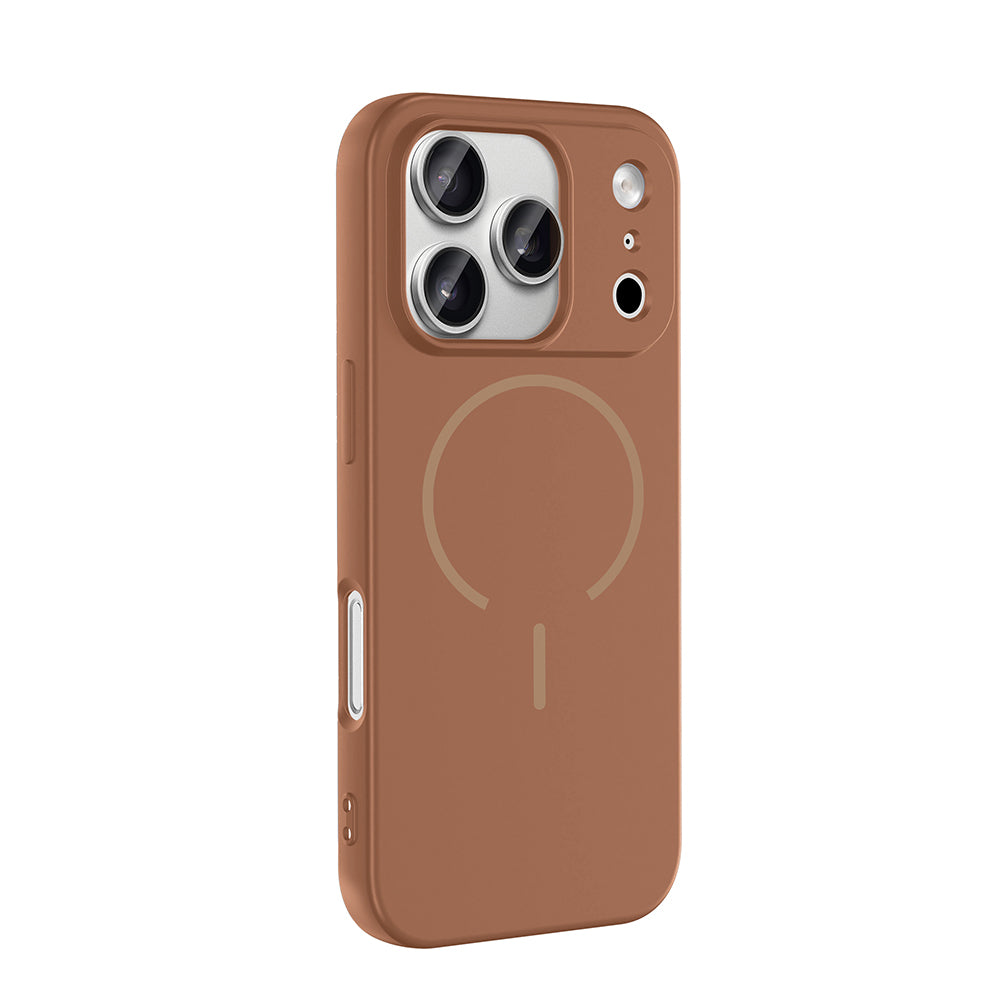 Apple iPhone 17 Pro Kılıf M-safe Şarj Özellikli Zore Meta Kapak Lacivert
