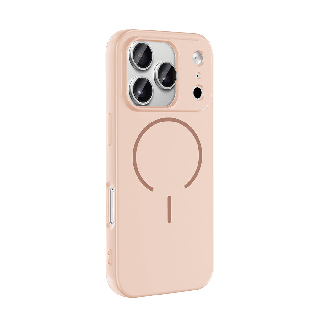 Apple iPhone 17 Pro Kılıf M-safe Şarj Özellikli Zore Meta Kapak Lacivert