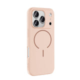 Apple iPhone 17 Pro Kılıf M-safe Şarj Özellikli Zore Meta Kapak Kahverengi