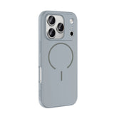 Apple iPhone 17 Pro Kılıf M-safe Şarj Özellikli Zore Meta Kapak Mürdüm