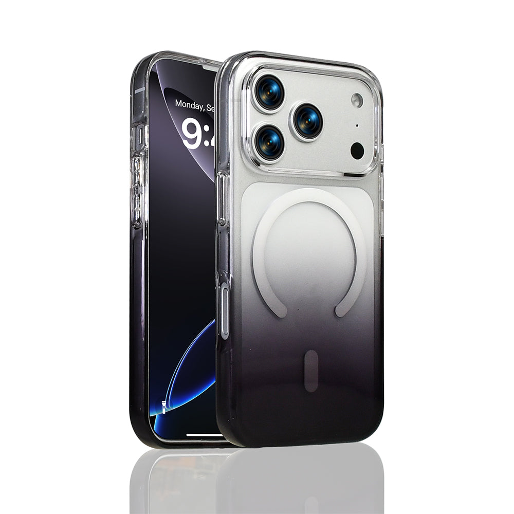 Apple iPhone 17 Pro Kılıf M-Safe Şarj Özellikli Zore Septik Silikon Kapak Siyah