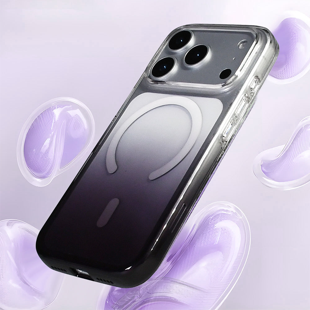 Apple iPhone 17 Pro Kılıf M-Safe Şarj Özellikli Zore Septik Silikon Kapak Mor