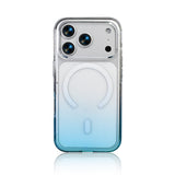 Apple iPhone 17 Pro Kılıf M-Safe Şarj Özellikli Zore Septik Silikon Kapak Turkuaz