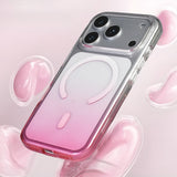 Apple iPhone 17 Pro Kılıf M-Safe Şarj Özellikli Zore Septik Silikon Kapak Turkuaz