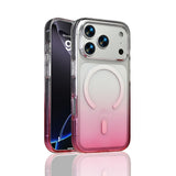 Apple iPhone 17 Pro Kılıf M-Safe Şarj Özellikli Zore Septik Silikon Kapak Pembe