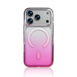 Apple iPhone 17 Pro Kılıf M-Safe Şarj Özellikli Zore Septik Silikon Kapak Pembe