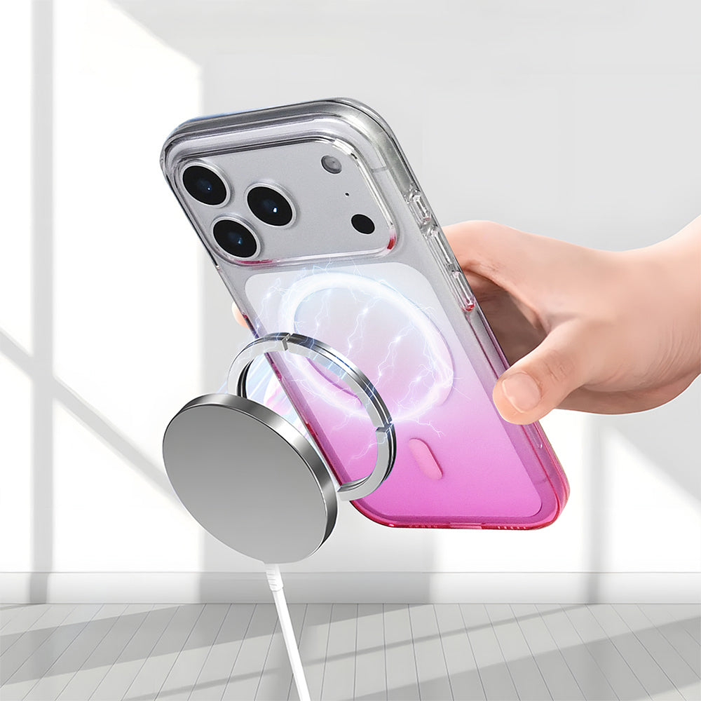 Apple iPhone 17 Pro Kılıf M-Safe Şarj Özellikli Zore Septik Silikon Kapak Siyah