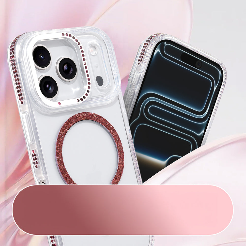 Apple iPhone 17 Pro M-safe Şarj Özellikli Tera Silikon Kılıf Mürdüm