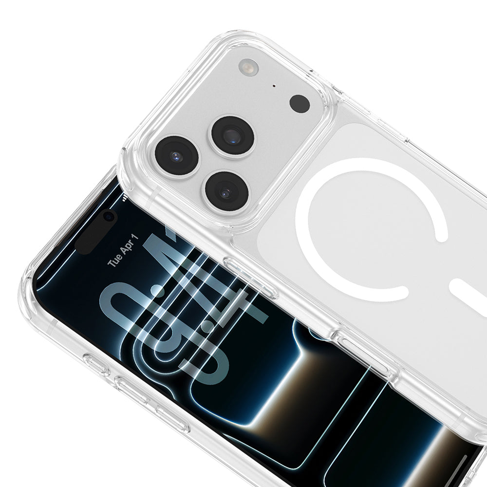 Apple iPhone 17 Pro Kılıf M-safe Şarj Özellikli X-Rop Kapak Şeffaf