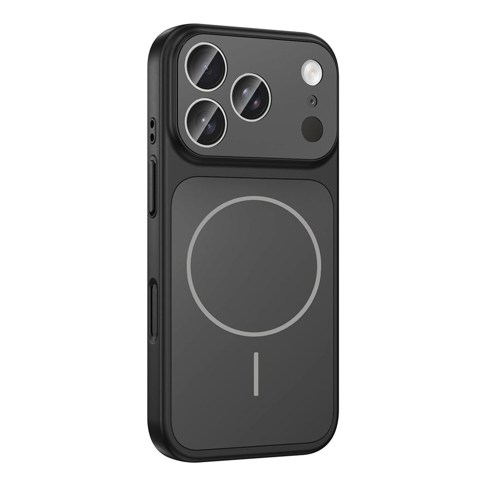 Apple iPhone 17 Pro Kılıf Zore M-Safe Şarj Özellikli Kamera Korumalı Formen Kapak Gümüş