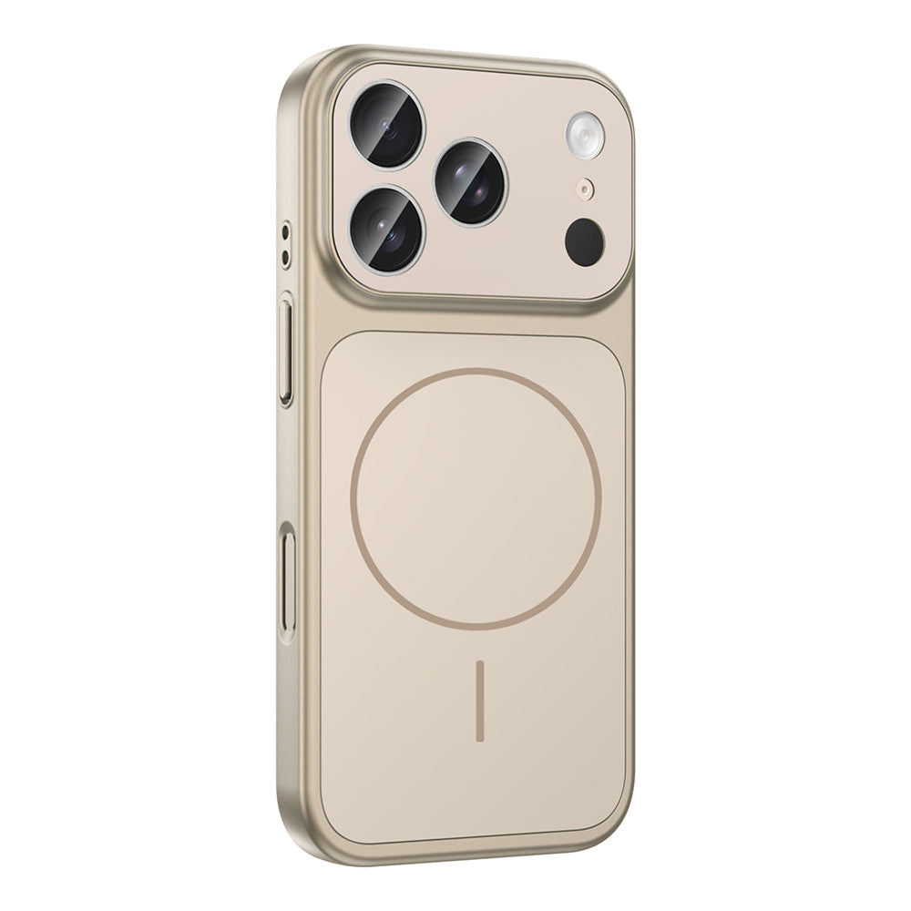 Apple iPhone 17 Pro Kılıf Zore M-Safe Şarj Özellikli Kamera Korumalı Formen Kapak Gri