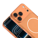 Apple iPhone 17 Pro Kılıf Zore M-Safe Şarj Özellikli Kamera Korumalı Spark Kapak Mavi