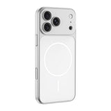 Apple iPhone 17 Pro Kılıf Zore M-Safe Şarj Özellikli Kamera Korumalı Spark Kapak Mavi