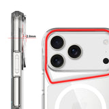 Apple iPhone 17 Pro Kılıf Zore M-safe Şarj Özellikli T-Max M-safe Kapak Şeffaf