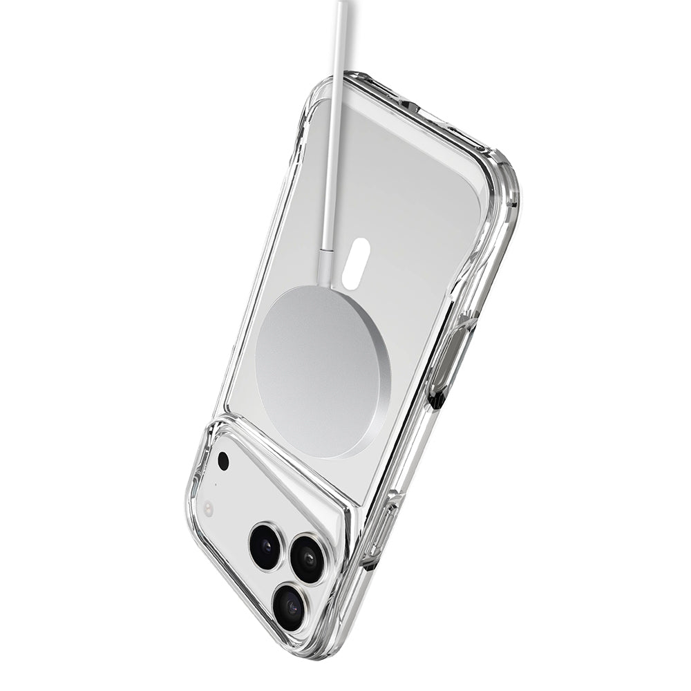 Apple iPhone 17 Pro Kılıf Zore M-safe Şarj Özellikli T-Max M-safe Kapak Şeffaf