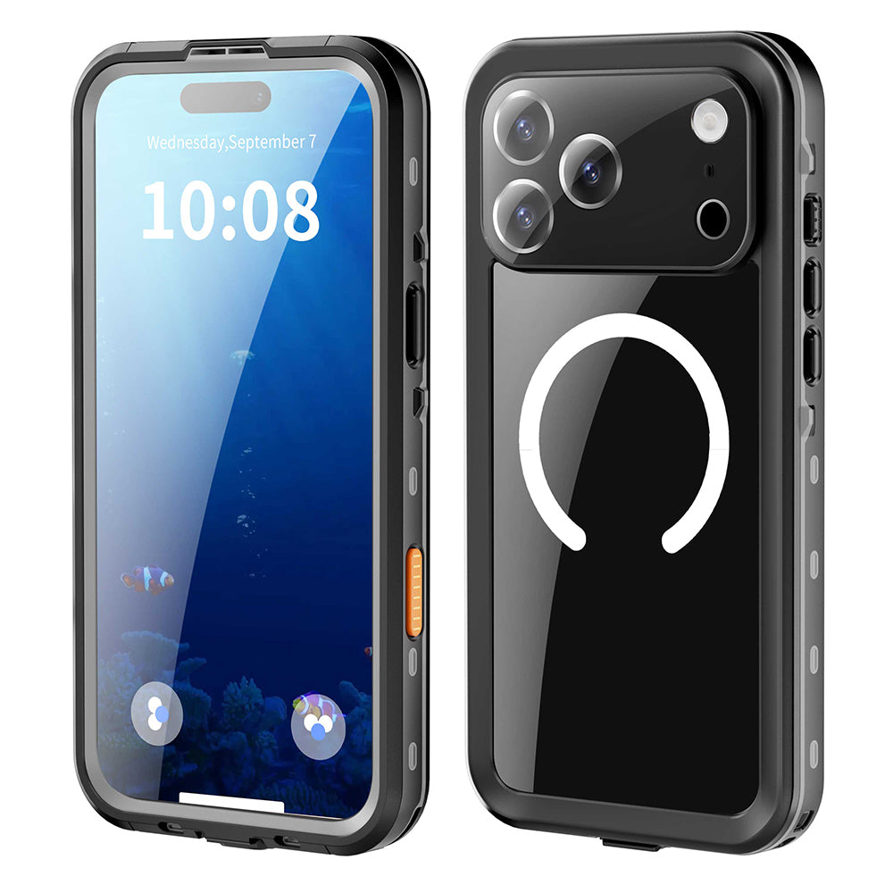 Apple iPhone 17 Pro Max Kılıf 1-1 Su Geçirmez Kılıf Siyah
