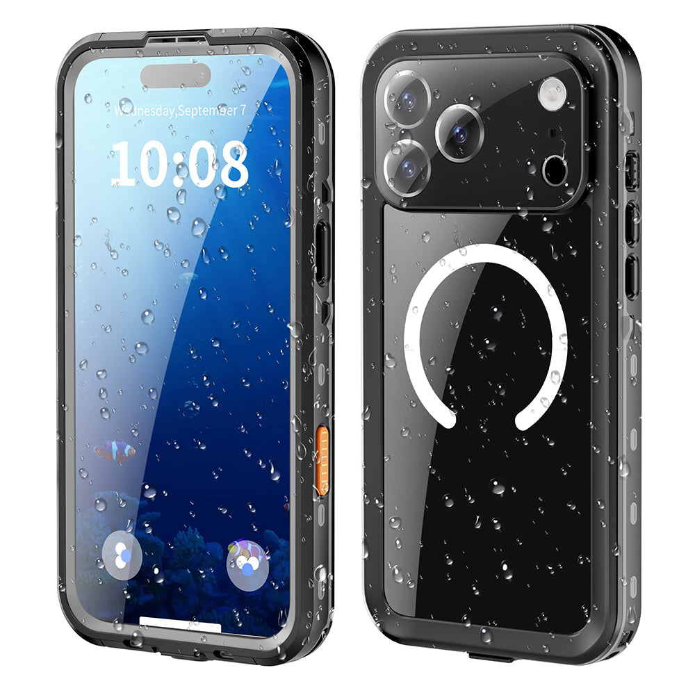 Apple iPhone 17 Pro Max Kılıf 1-1 Su Geçirmez Kılıf Siyah