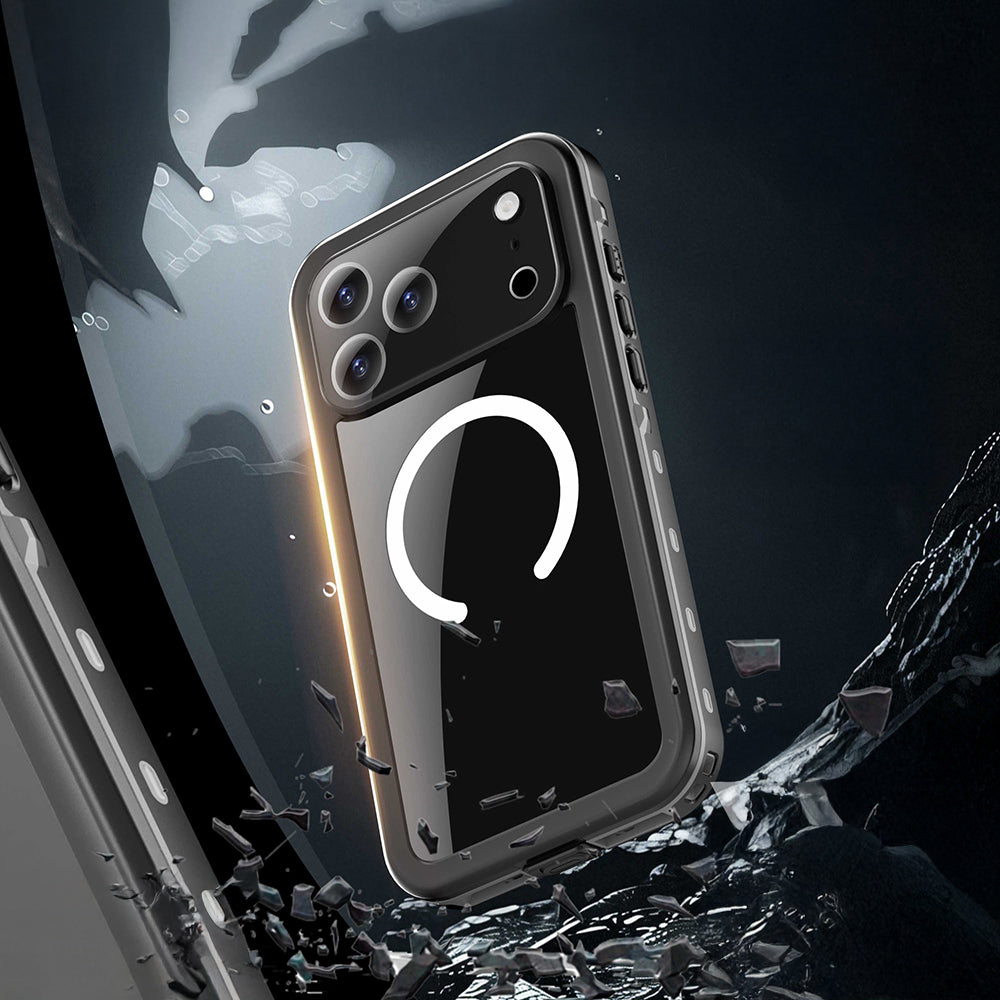 Apple iPhone 17 Pro Max Kılıf 1-1 Su Geçirmez Kılıf Siyah