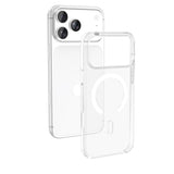 Apple iPhone 17 Pro Max Kılıf IC Çipli Zore Wireless Şarj Özellikli Şeffaf Orjin Kapak Şeffaf