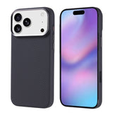 Apple iPhone 17 Pro Max Kılıf M-safe Şarj Özellikli Karbon Fiber Görünümlü Zore Nekst Kapak Siyah