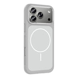 Apple iPhone 17 Pro Max Kılıf M-Safe Şarj Özellikli Metal Kamera Çerçeveli Zore Sanremo Silikon Kapak Siyah