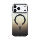 Apple iPhone 17 Pro Max Kılıf M-safe Şarj Özellikli Transparan Renk Geçişli Zore Toros Kapak Gri
