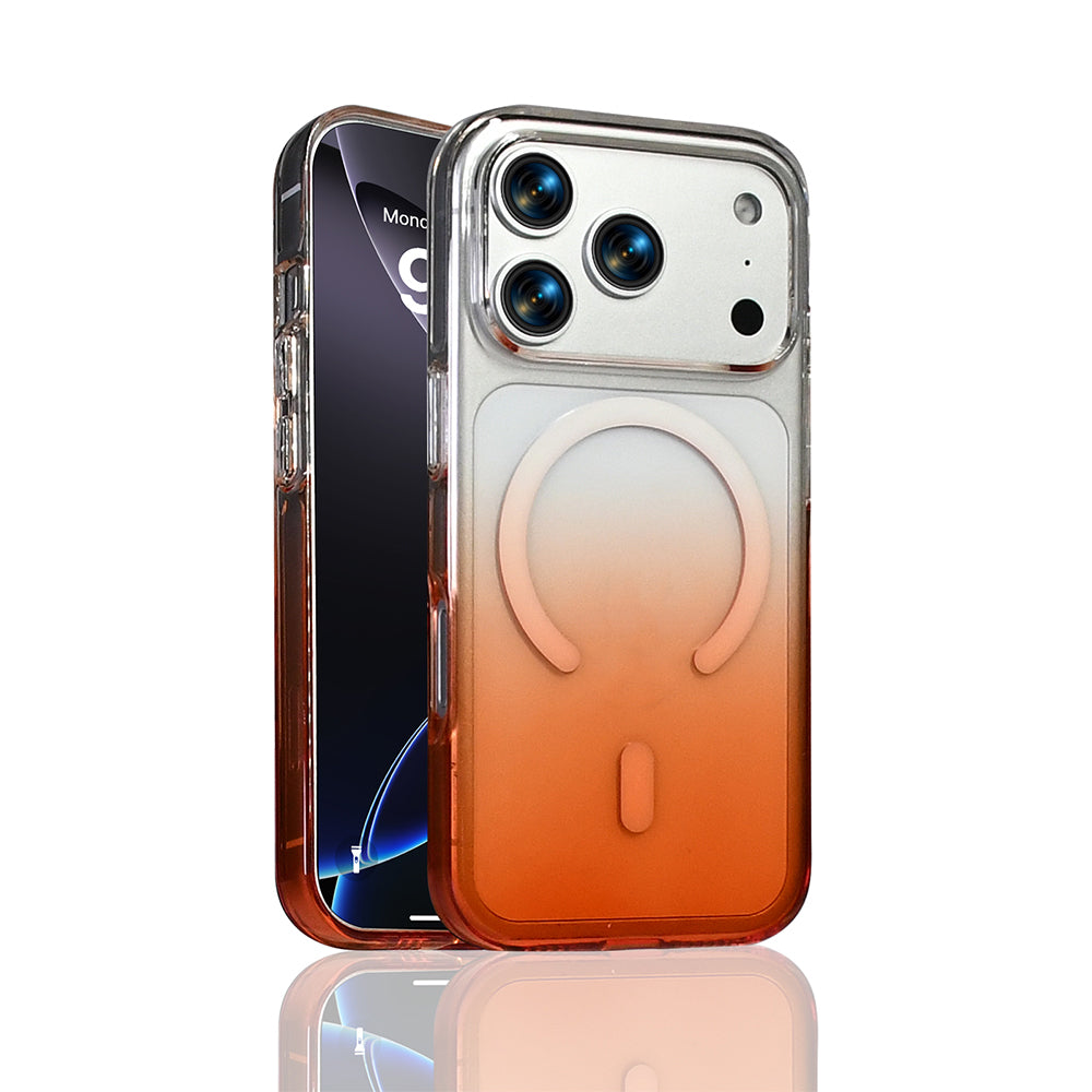 Apple iPhone 17 Pro Max Kılıf M-Safe Şarj Özellikli Zore Septik Silikon Kapak Mor