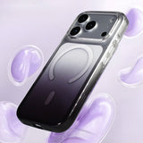 Apple iPhone 17 Pro Max Kılıf M-Safe Şarj Özellikli Zore Septik Silikon Kapak Mor