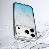 Apple iPhone 17 Pro Max Kılıf M-Safe Şarj Özellikli Zore Septik Silikon Kapak Turkuaz