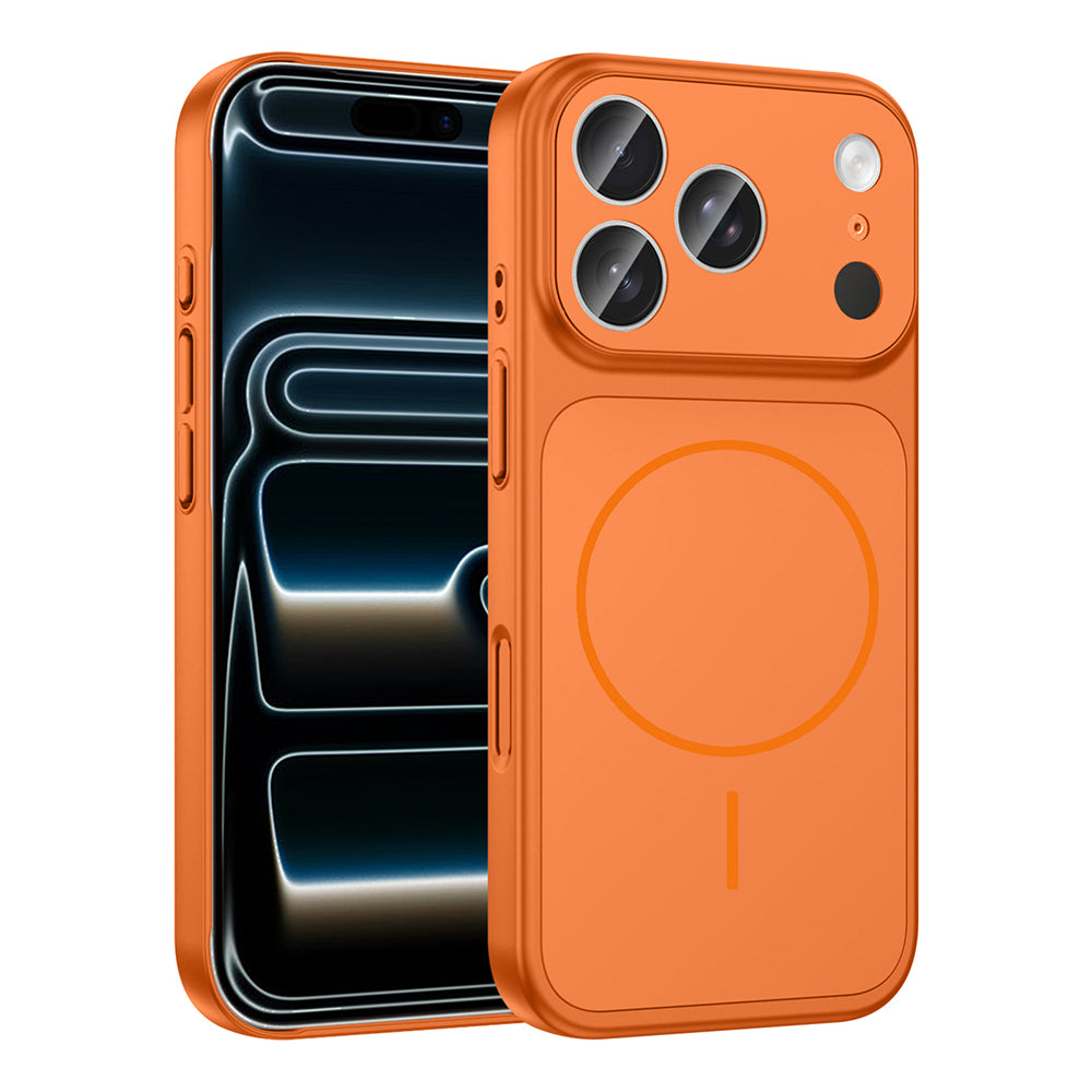 Apple iPhone 17 Pro Max Kılıf Zore M-Safe Şarj Özellikli Kamera Korumalı Formen Kapak Siyah