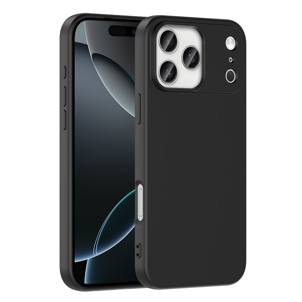 Apple iPhone 17 Pro Max Kılıf Zore Mara Lansman Kapak Siyah