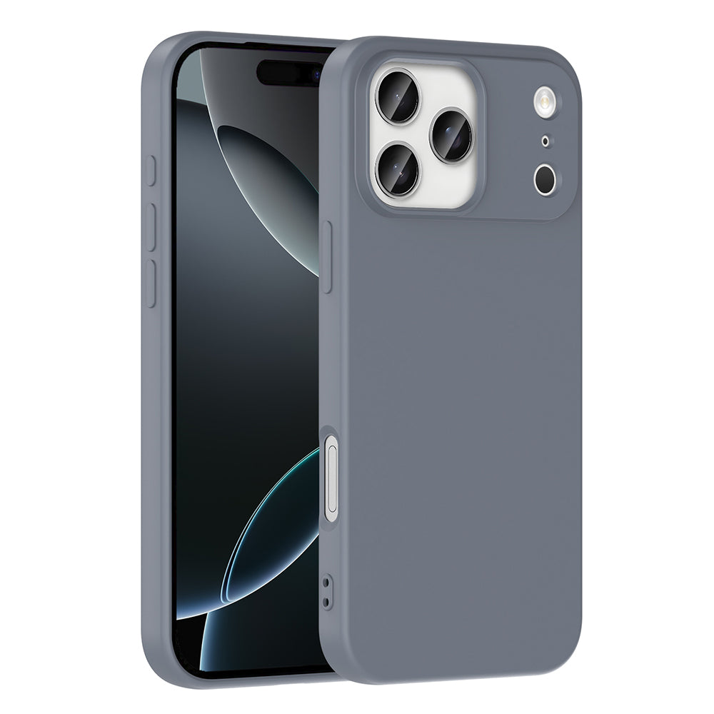 Apple iPhone 17 Pro Max Kılıf Zore Mara Lansman Kapak Gri