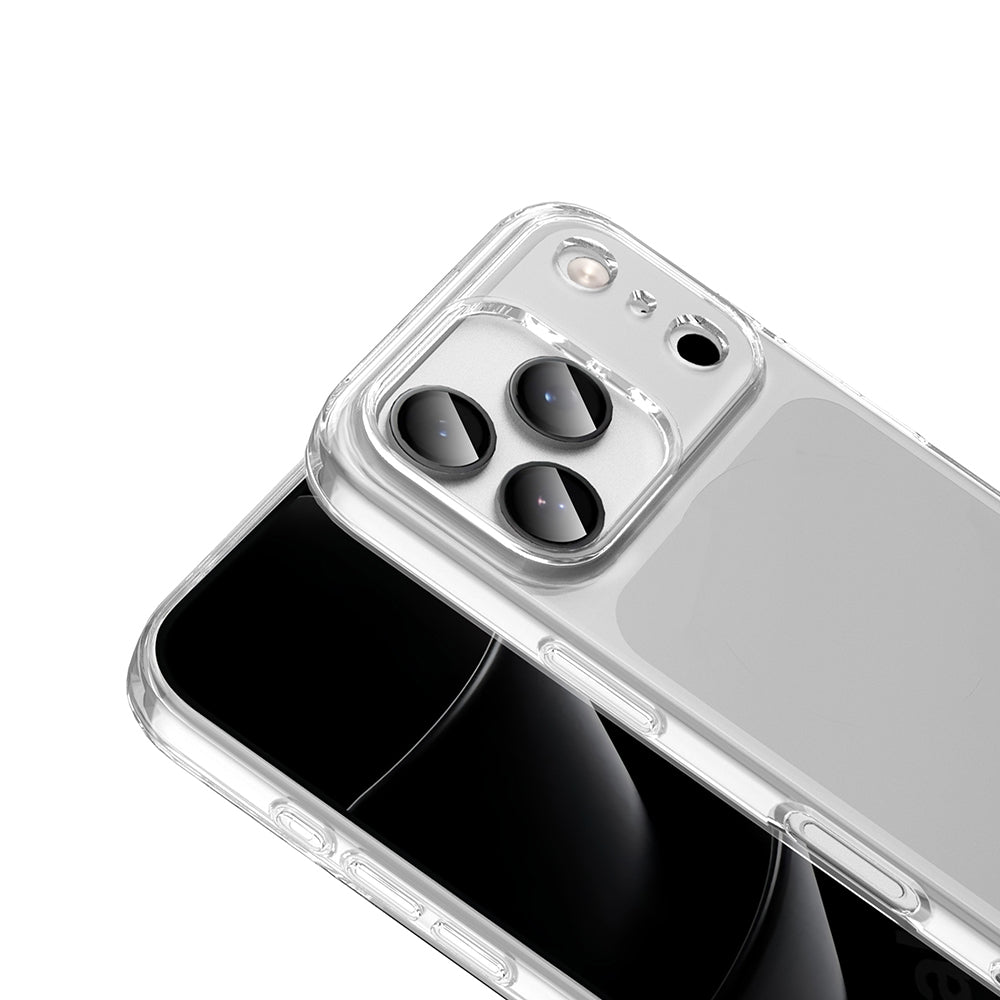Apple iPhone 17 Pro Max Kılıf Zore Süper Silikon Kapak Şeffaf