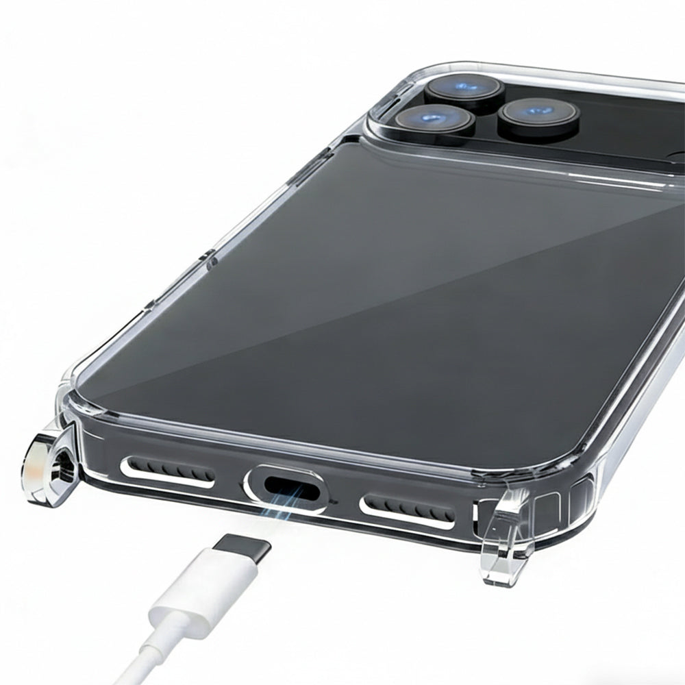 Apple iPhone 17 Pro Max Kılıf X-Rop Kapak Şeffaf