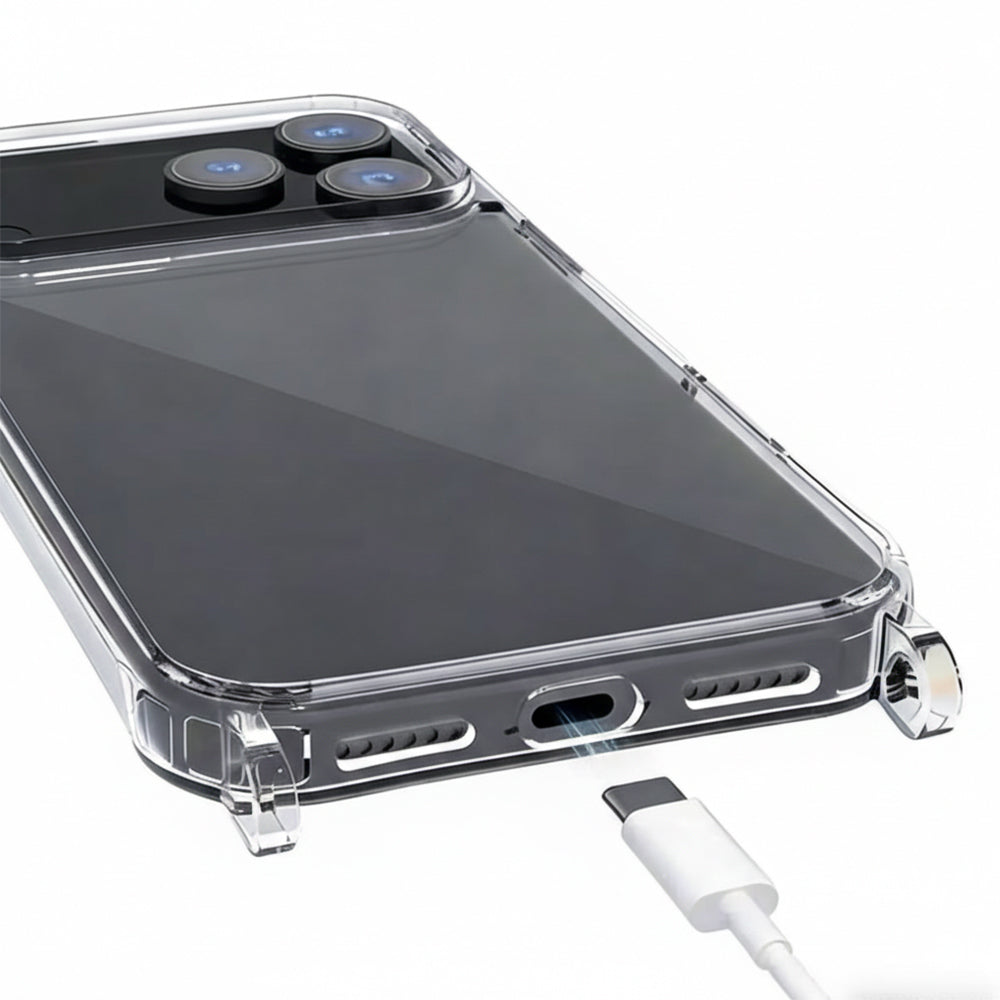Apple iPhone 17 Pro Max Kılıf X-Rop Kapak Şeffaf