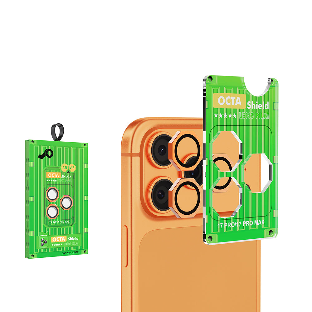 Apple iPhone 17 Pro Max Zore CL-19 Kamera Lens Koruyucu Lacivert
