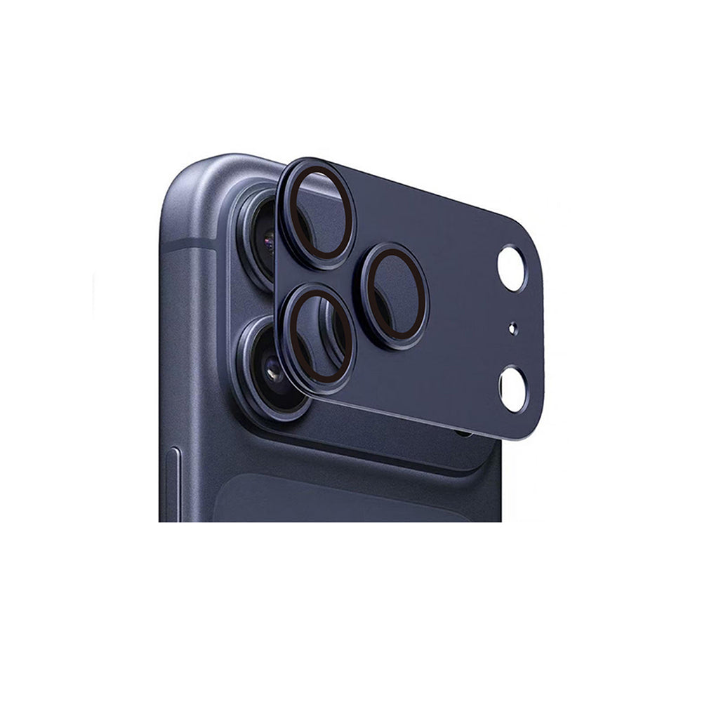 Apple iPhone 17 Pro Max Zore CL-20 Kamera Lens Koruyucu Lacivert