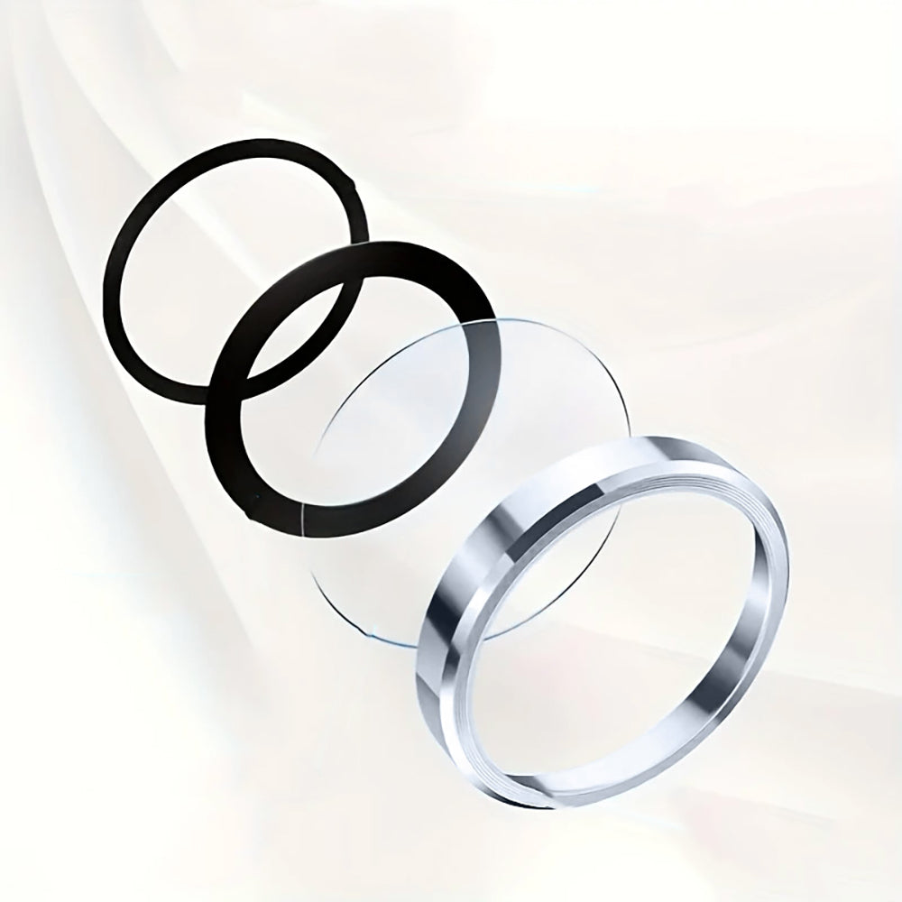Apple iPhone 17 Pro Max Zore Mikro Kamera Lens Koruyucu Gümüş