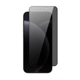 Apple iPhone 17 Pro Max Zore Rika Premium Privacy Temperli Cam Ekran Koruyucu Siyah