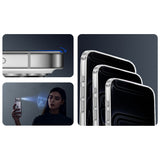 Apple iPhone 17 Pro Zore 2.5D Oliv Privacy Temperli Cam Ekran Koruyucu + Kolay Uygulama Aparatı Siyah