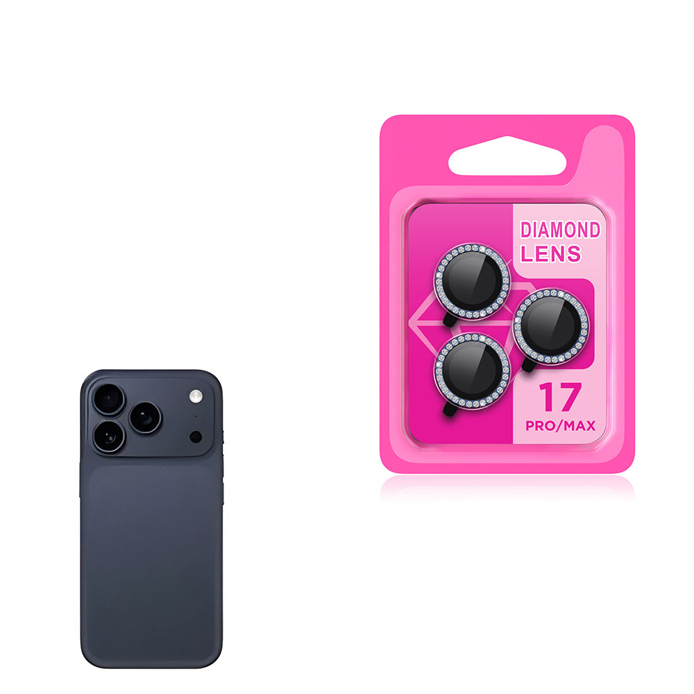 Apple iPhone 17 Pro Zore CL-06 Kamera Lens Koruyucu Lacivert