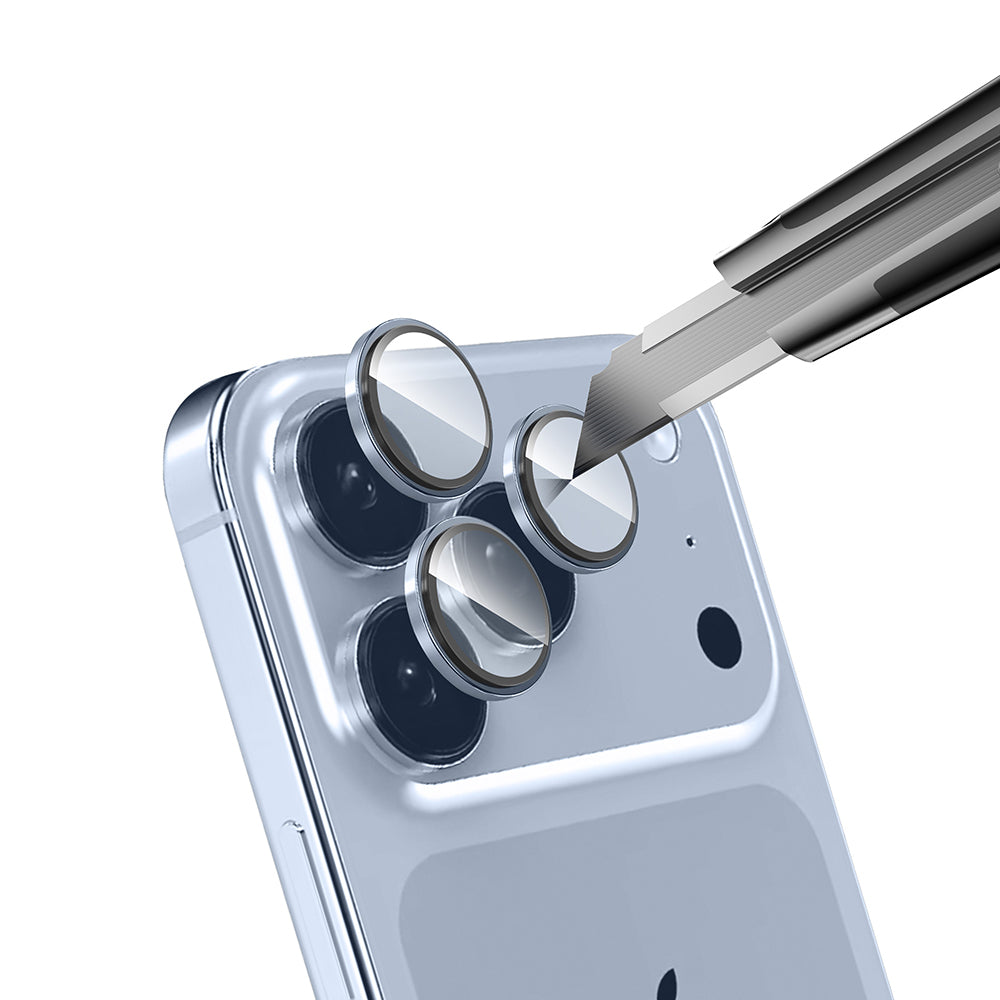 Apple iPhone 17 Pro Zore Mikro Kamera Lens Koruyucu Gümüş
