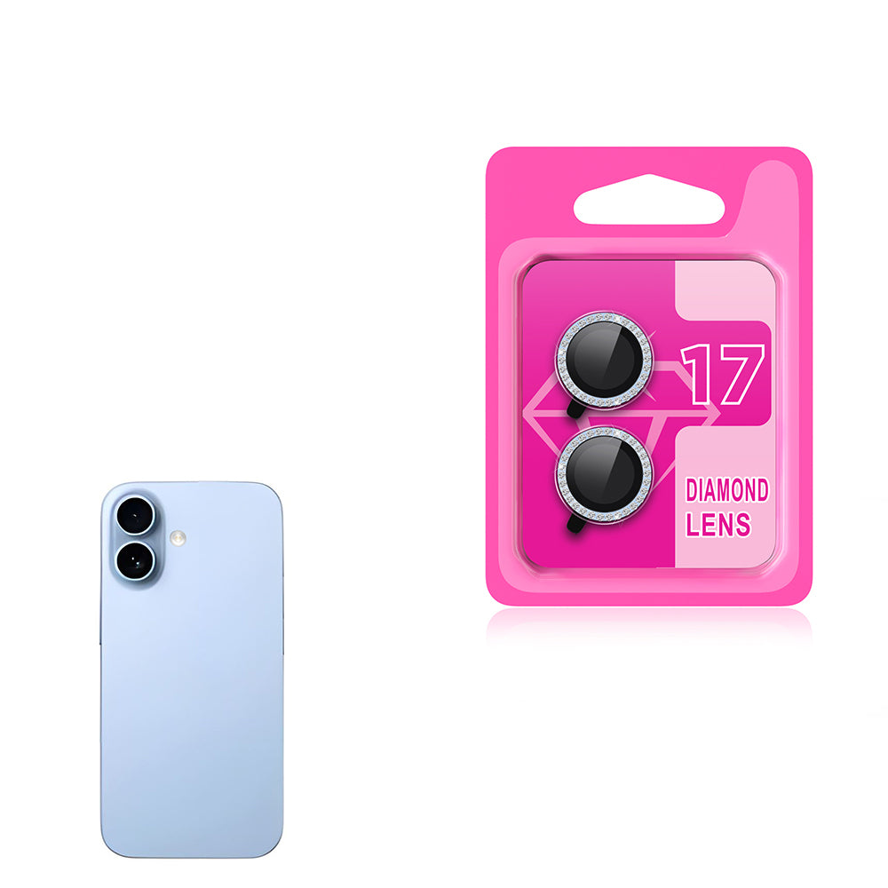 Apple iPhone 17 Zore CL-06 Kamera Lens Koruyucu Gri